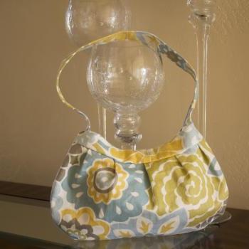 Handmade Buttercup purse, little bag